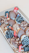 Boozy Bros' Blooms - Donut Bouquet Gift