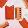Wooden Beard Comb & Case