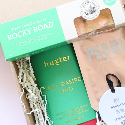 Mother's Day Prosecco Gift Hamper - Luxury Pamper Box for Mum - The Goodie Box-mothers day-body care rocky road and keepsake