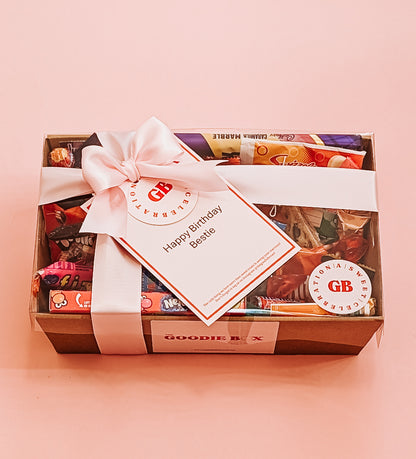 Birthday Gift Hamper for Her – Bubbles & Treats Dessert Box