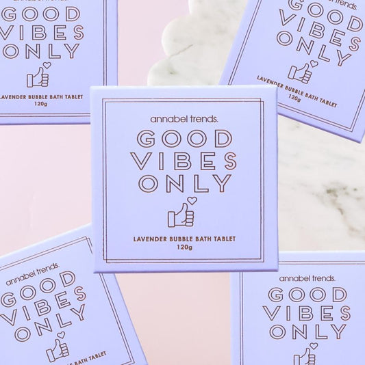 Good Vibes Only Lavender Bubble Bath Tablet