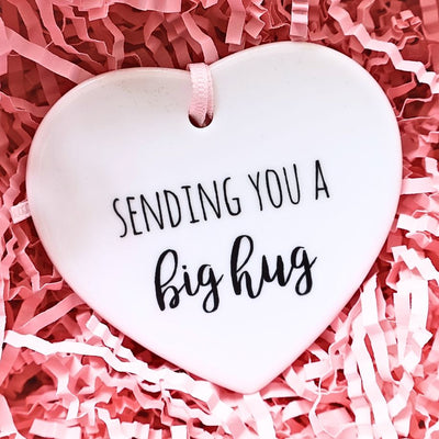 Sending You A Big Hug Keepsake Heart
