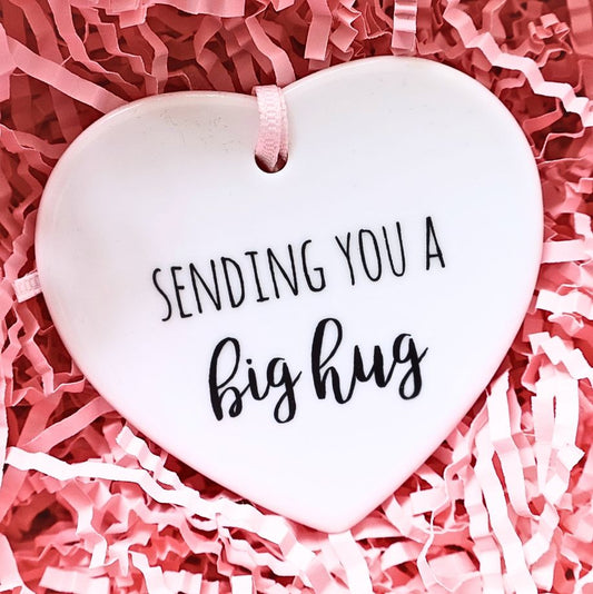 Sending You A Big Hug Keepsake Heart
