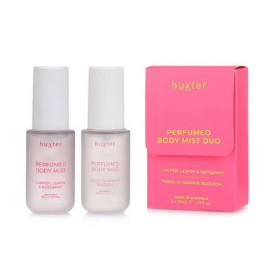 Huxter Body Mist Duo - 2 x 30ml (Juniper, Lemon & Bergamot + Citrus & White Blossoms)