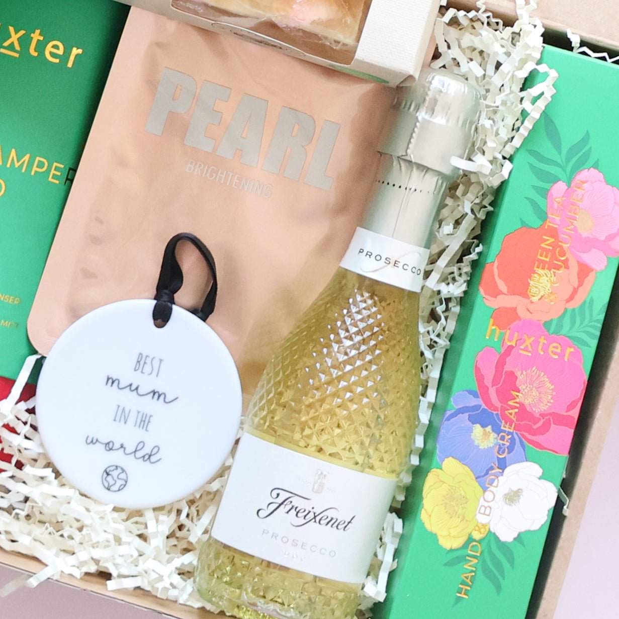 Mother's Day Prosecco Gift Hamper - Luxury Pamper Box for Mum - The Goodie Box-mothers day-body care rocky road and keepsake