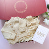 Mini Knitted Newborn Gift Box | Cardigan & Booties Set
