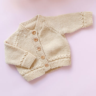 New Baby Hand Knitted Cardigan