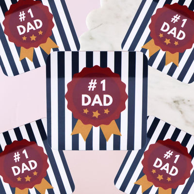 No 1 Dad Coaster