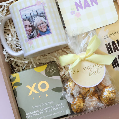 Personalised Mother's Day Gift Box for Nan - Photo Mug Hamper