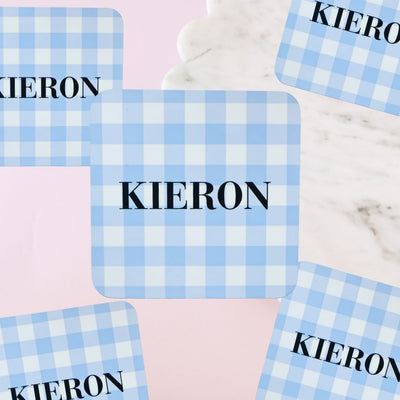 Personalised Name Coaster For Him